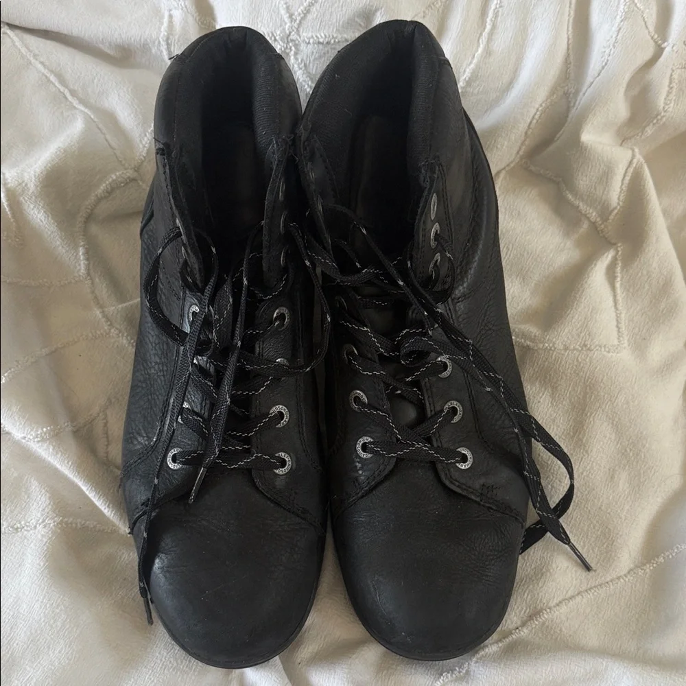 Harley-Davidson Black High-Top Men's Sneakers (11) - Picture 6 of 9